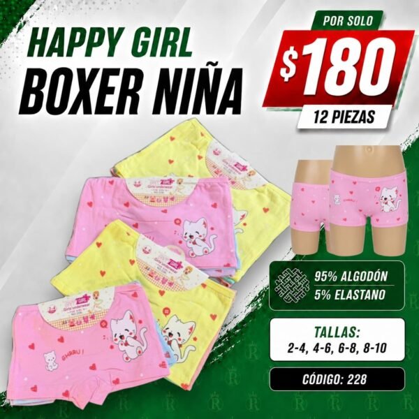 BOXER NIÑA HAPPY GIRL