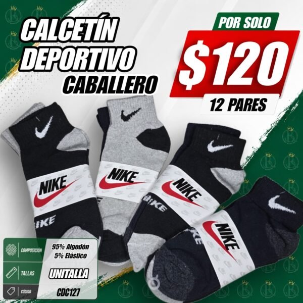 CALCETÍN DEPORTIVO CABALLERO